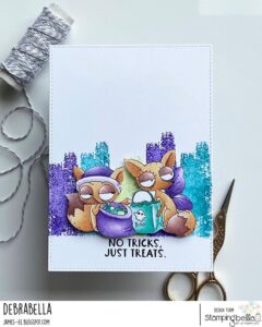 SNEAKY FOXY RUBBER STAMP 