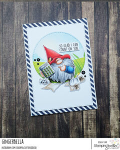 GNOME ACCOUNTANT RUBBER STAMP