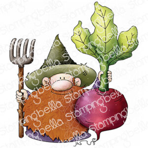 GNOME FARMER RUBBER STAMP