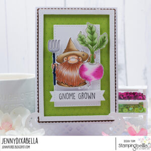 GNOME FARMER RUBBER STAMP