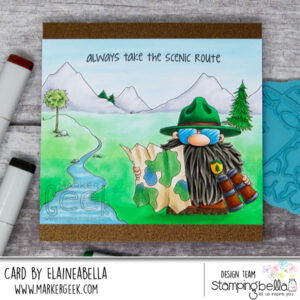 GNOME PARK RANGER RUBBER STAMP