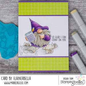 GNOME ACCOUNTANT RUBBER STAMP