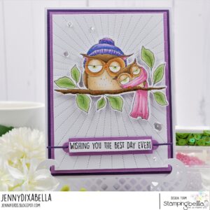 SNUGGLE OWLIES RUBBER STAMP