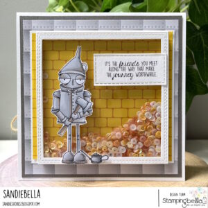 ODDBALL OZ TINMAN RUBBER STAMP SET (2 stamps included)