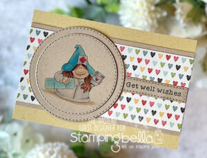 GNOME NURSE RUBBER STAMP