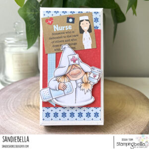 GNOME NURSE RUBBER STAMP