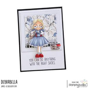 ODDBALL OZ DOROTHY & TOTO RUBBER STAMP SET (2 stamps included)