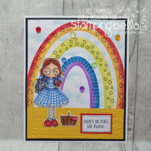 ODDBALL OZ DOROTHY & TOTO RUBBER STAMP SET (2 stamps included)