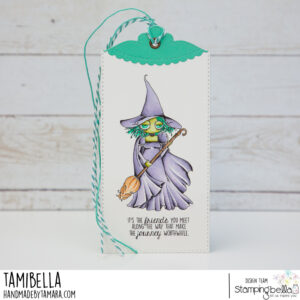 ODDBALL OZ WICKED WITCH RUBBER STAMP