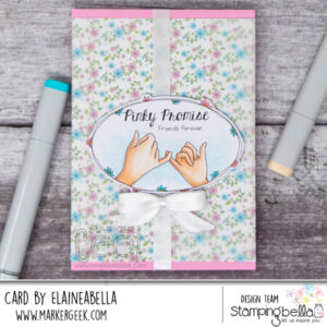 PINKY PROMISE SENTIMENT SET (includes 9 rubber stamps)