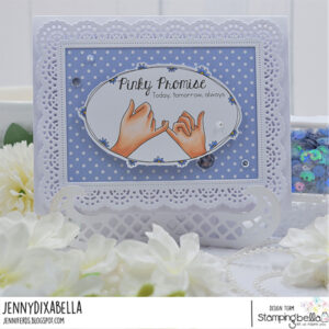 PINKY PROMISE SENTIMENT SET (includes 9 rubber stamps)