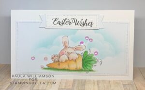 SOMEBUNNY LOVES YOU BUNNY WOBBLE SET (includes 2 rubber stamps)