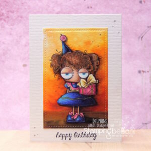 MINI ODDBALL HAS A PRESENT RUBBER STAMP SET (includes 1 sentiment)