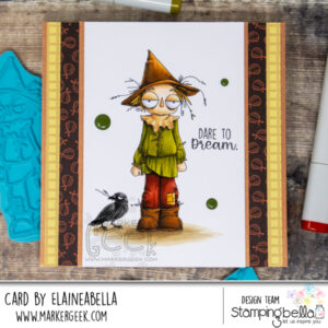 ODDBALL OZ SCARECROW RUBBER STAMP SET (2 stamps included)