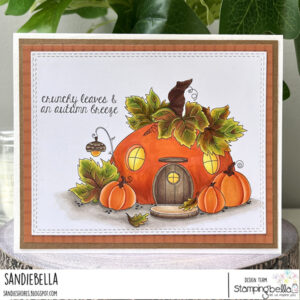 AUTUMN SENTIMENT SET (includes 7 rubber stamps)