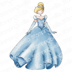 UPTOWN GIRL CINDERELLA RUBBER STAMP