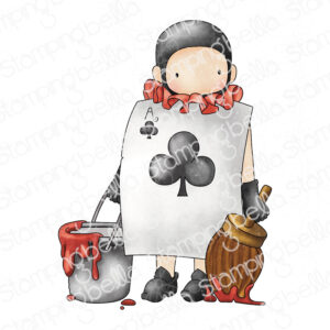 TINY TOWNIE WONDERLAND PLAYING CARD PAINTING RUBBER STAMP