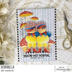 TINY TOWNIE WONDERLAND TWEEDLES RUBBER STAMP