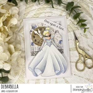 UPTOWN GIRL CINDERELLA RUBBER STAMP