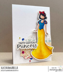 PRINCESS SENTIMENT SET (includes 6 stamps)