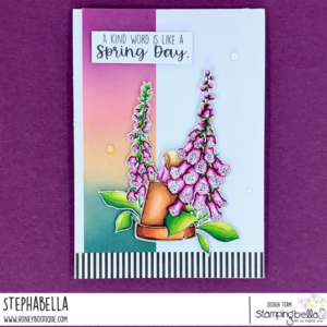 HELLO SPRING SENTIMENT SET (includes 7 stamps)