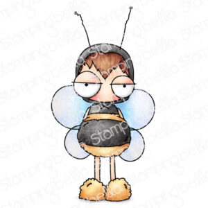 MINI ODDBALL BEE KID RUBBER STAMP