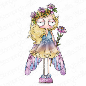 ODDBALL SPRING FAIRY RUBBER STAMP