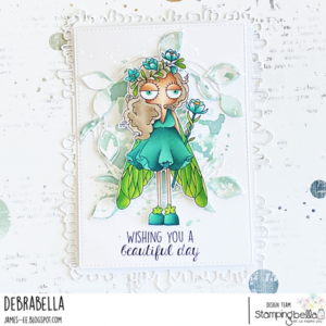 ODDBALL SPRING FAIRY RUBBER STAMP