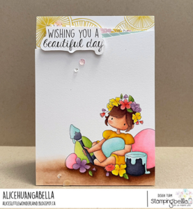 TINY TOWNIE BETHANY PAINTS EASTER EGGS RUBBER STAMP