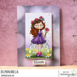 ODDBALL SPRING FAIRY RUBBER STAMP