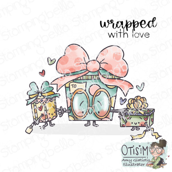 SPEC-TACULAR GIFT TRIO RUBBER STAMP SET (includes 2 stamps)